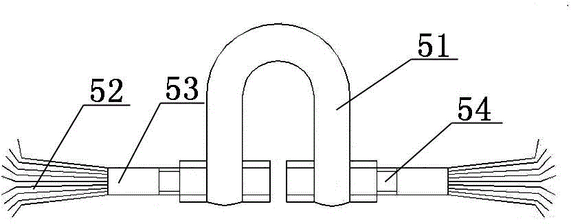 Tool for removing foreign matter from bundled conductor of high-voltage line in live working manner and method for removing foreign matter