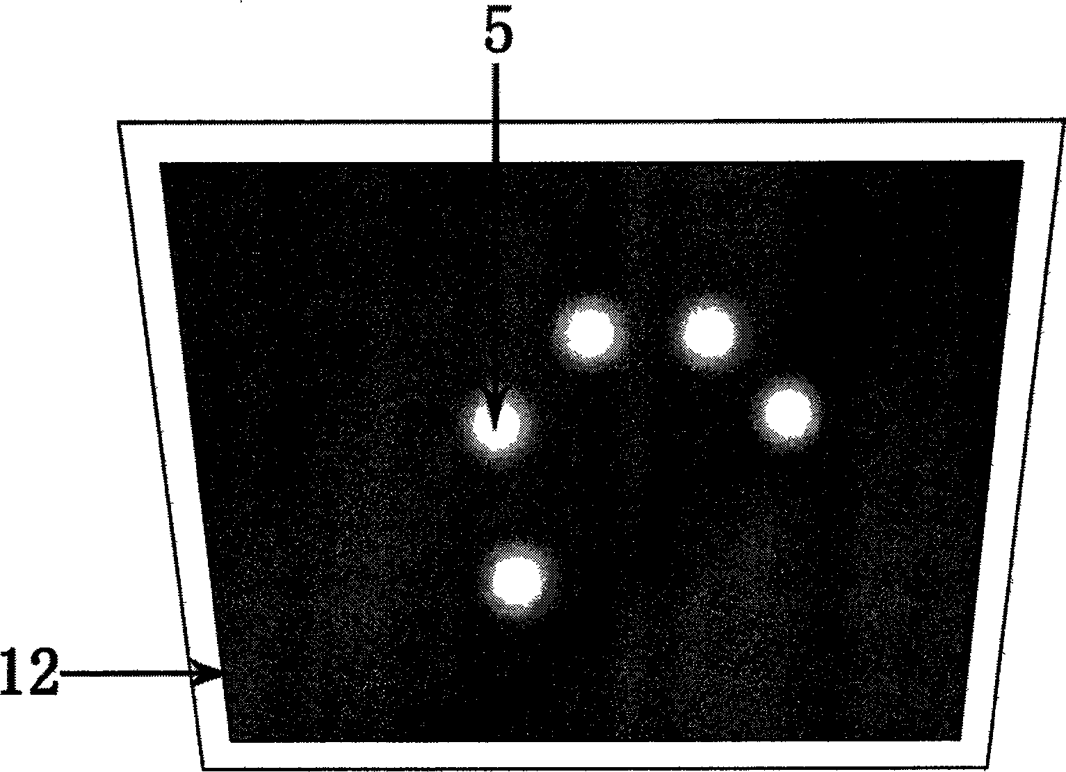 Positioning method and apparatus for implementing multi-point touch control for any plane without peripheral at four sides