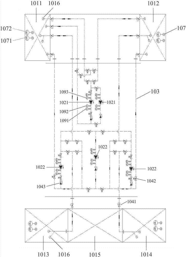 Deep stirring ship self-balancing system and method