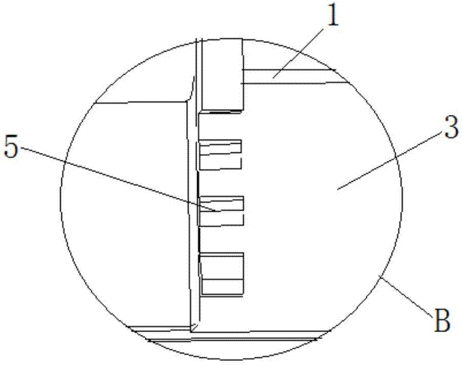 Air conditioner shell drainage structure and air conditioner