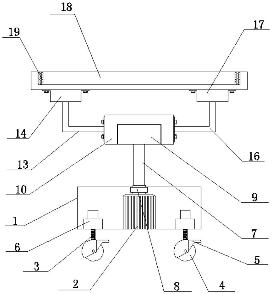 Sand table with height regulation function and used for psychological education