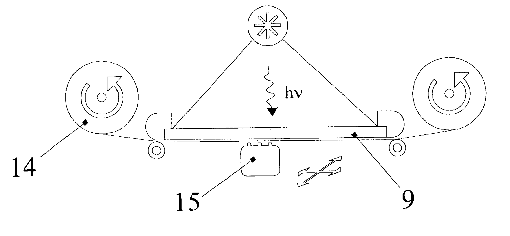 Method of fabricating anisotropic crystal film on a receptor plate via transfer from the donor plate, the donor plate and the method of its fabrication