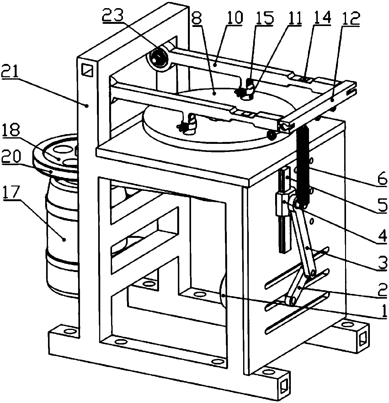 Multifunctional friction and wear tester based on pin-on-disk friction pair and test method thereof