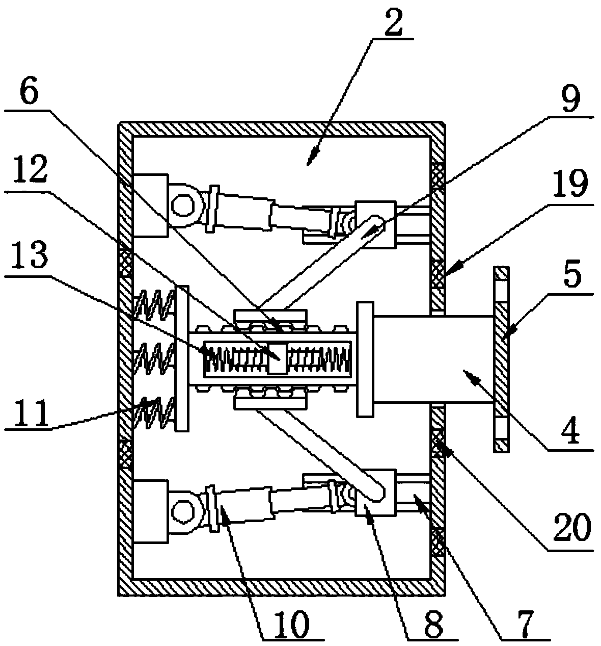 Brake air cylinder