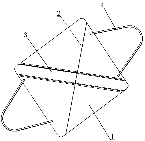 Three-dimensional low-pressure folding mask