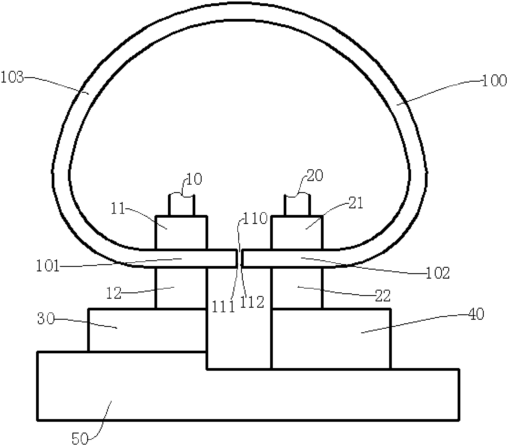 Flash welding forming method of constructional steel thin-wall ring member