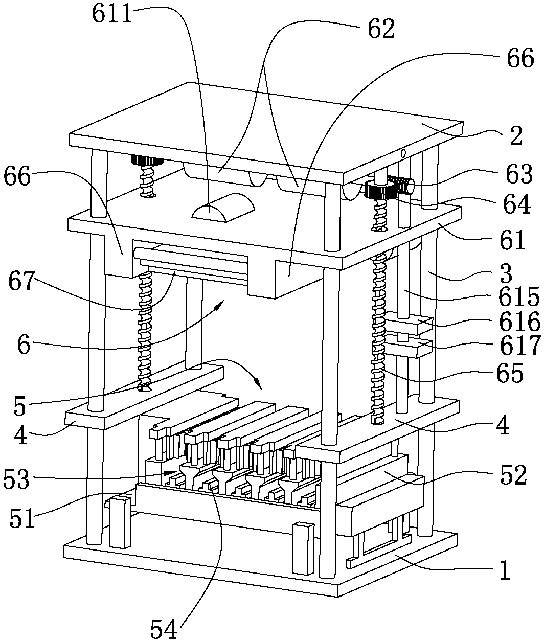 Blood collection tube uncovering and covering all-in-one machine and blood collection tube rack thereof