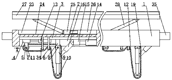 Vehicle electric stretcher applied to emergency treatment