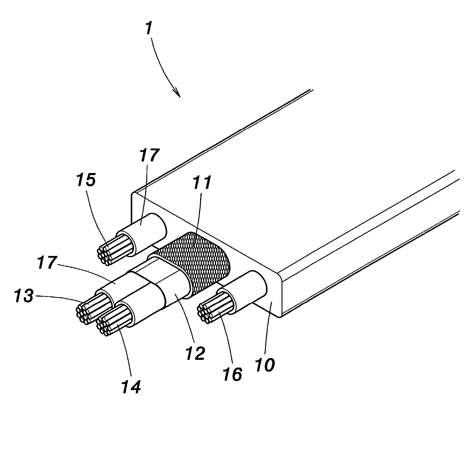 Signal transmission cable structure