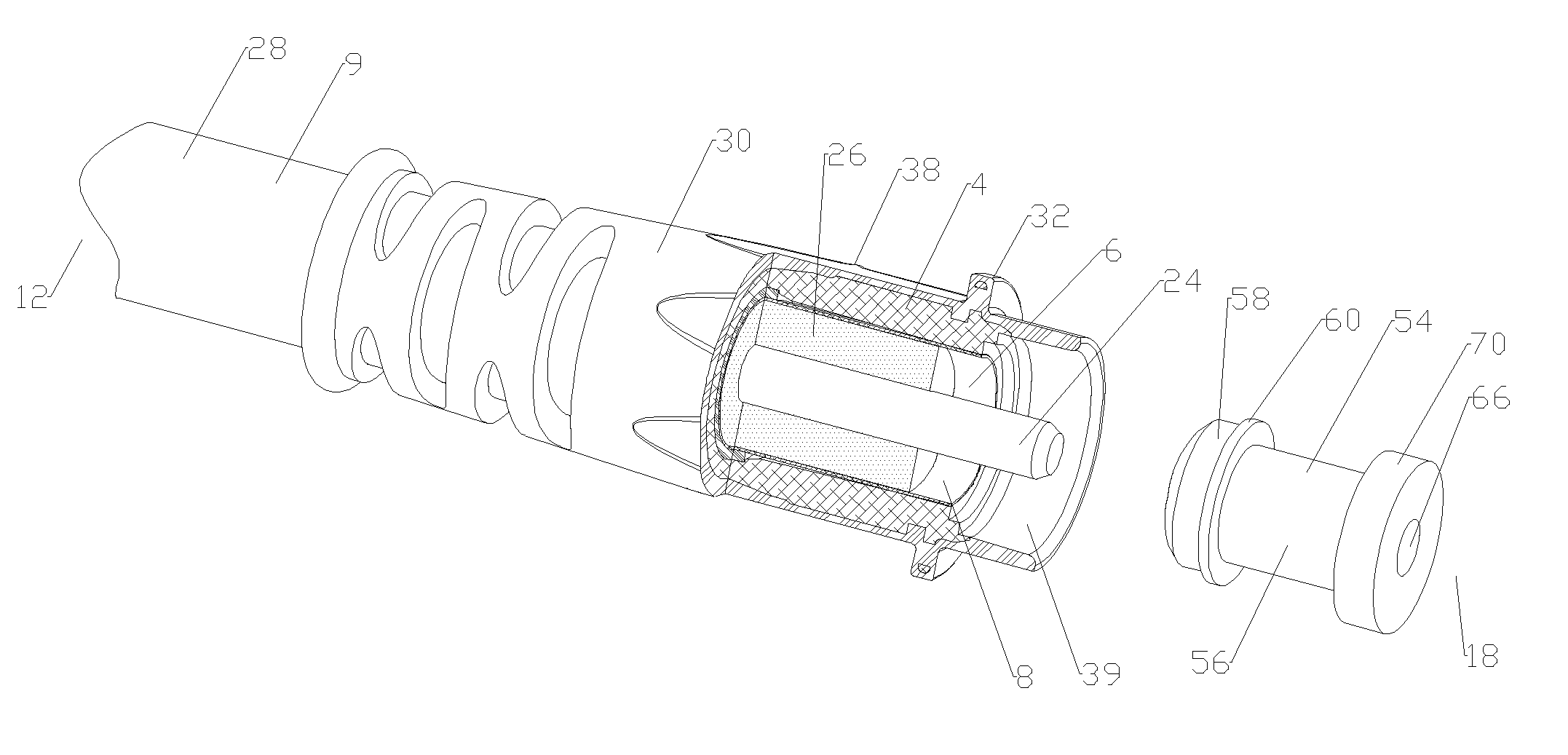 Friction weld coaxial connector and interconnection method