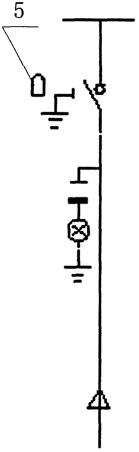 Locking device of grounding knife switch of switch cabinet