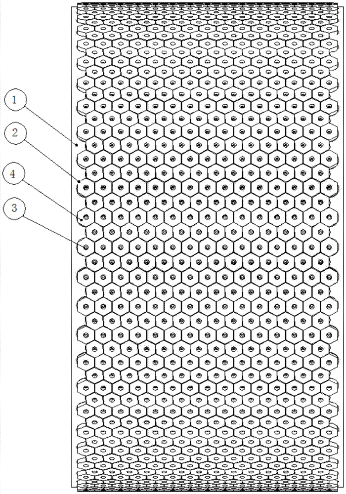 Wear-resistant close-packed armored roll surface