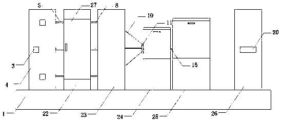 Die-cutting machine with composite function