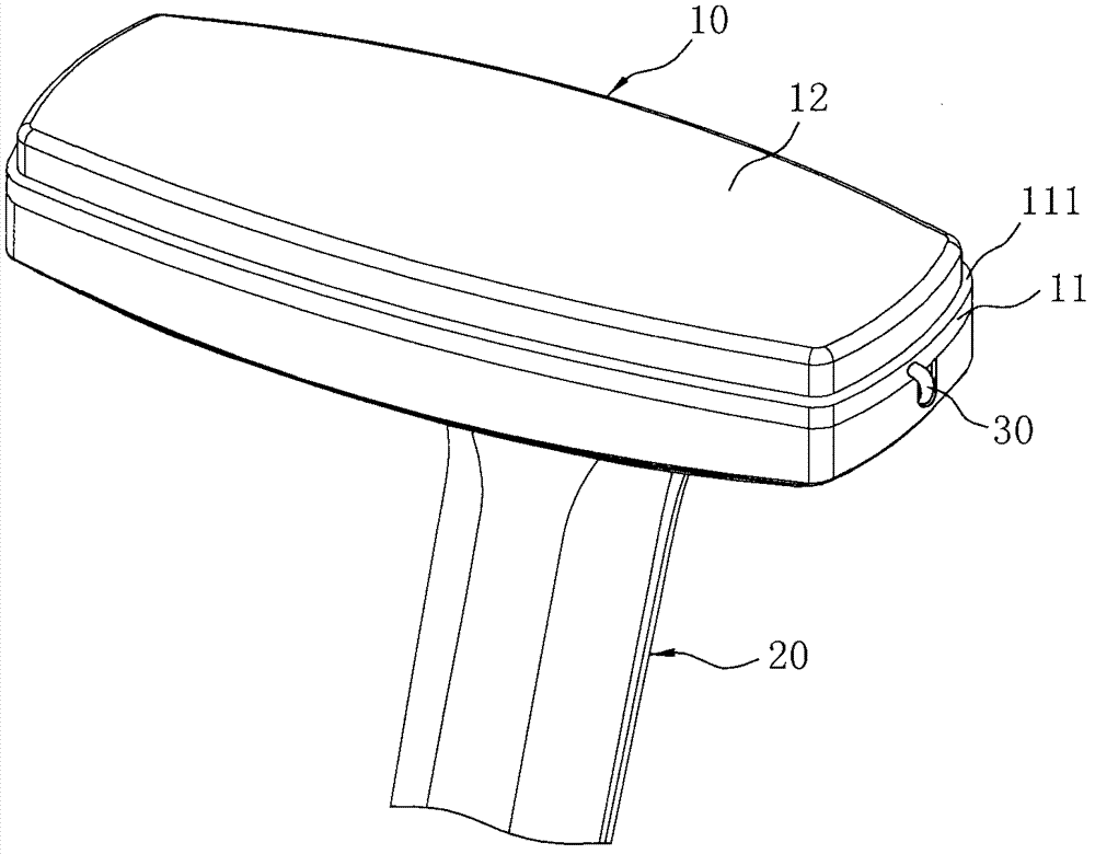 Multi-facet armchair armrest structure