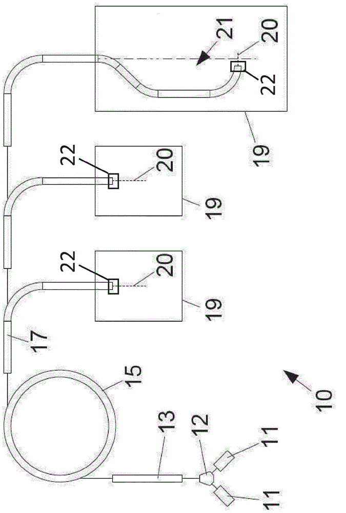 Planning the irradiation of a particle beam while taking into consideration a movement of a target volume