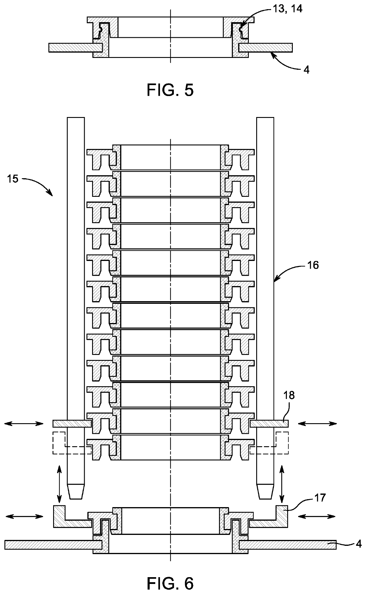 Cassette for use in a filling and/or sealing machine