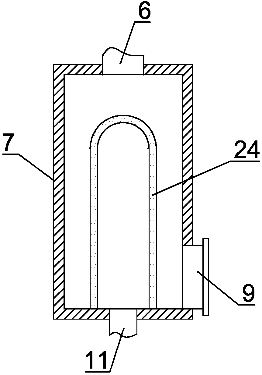 Lindera aggregata turbulence type energy-saving drying device