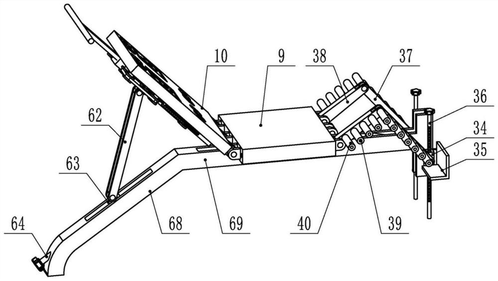 A chest rehabilitation training auxiliary device for respiratory medicine