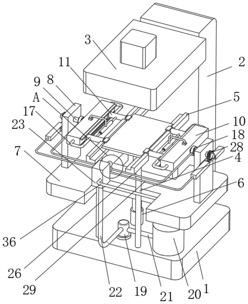 Mobile phone screen glass surface defect detection device