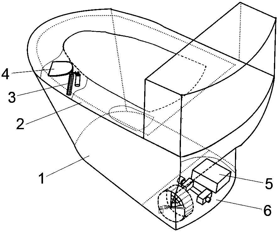 Toilet with automatic urine storage and dry chemistry urinalysis functions