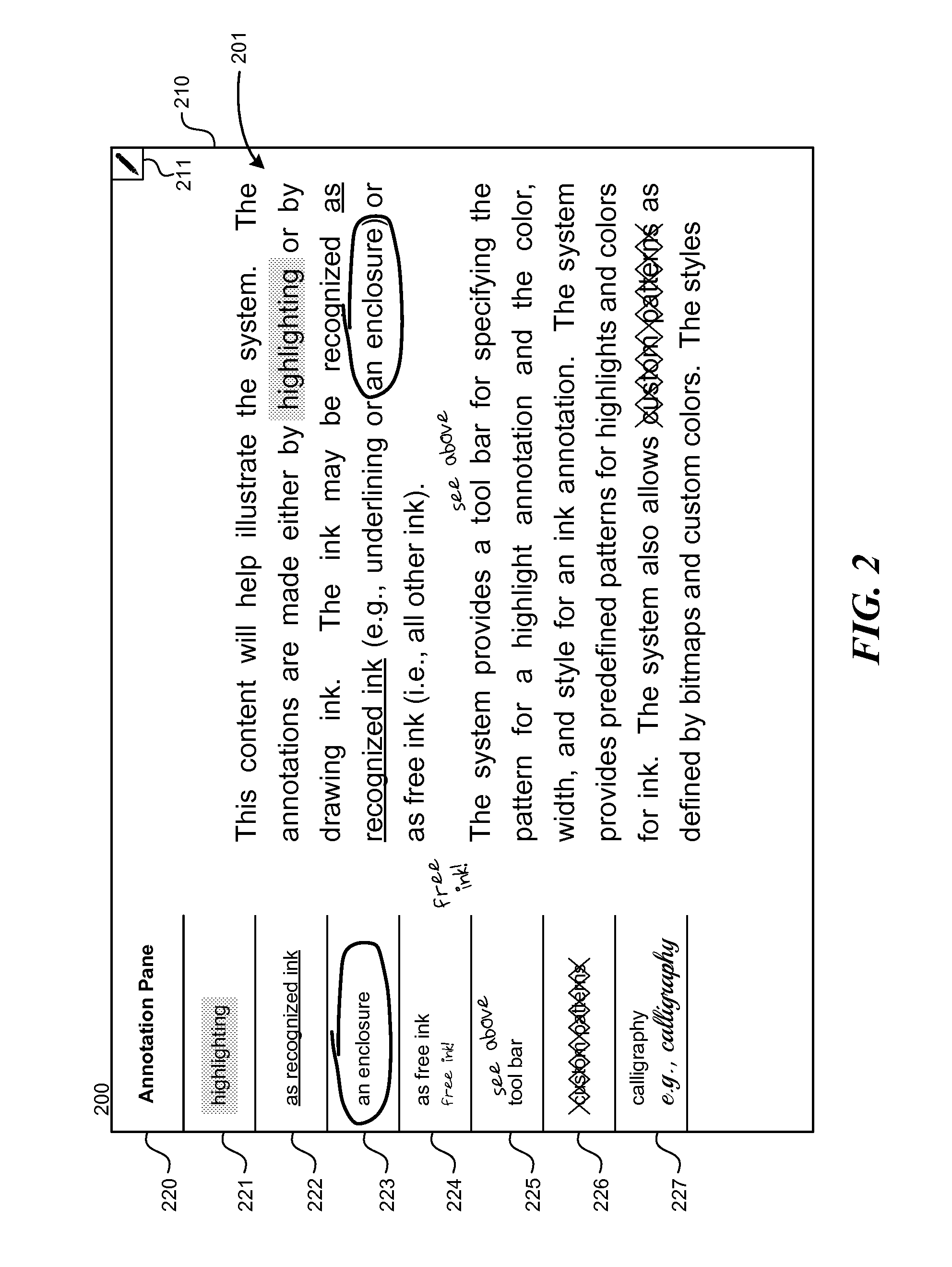 Collecting annotations for a document by augmenting the document