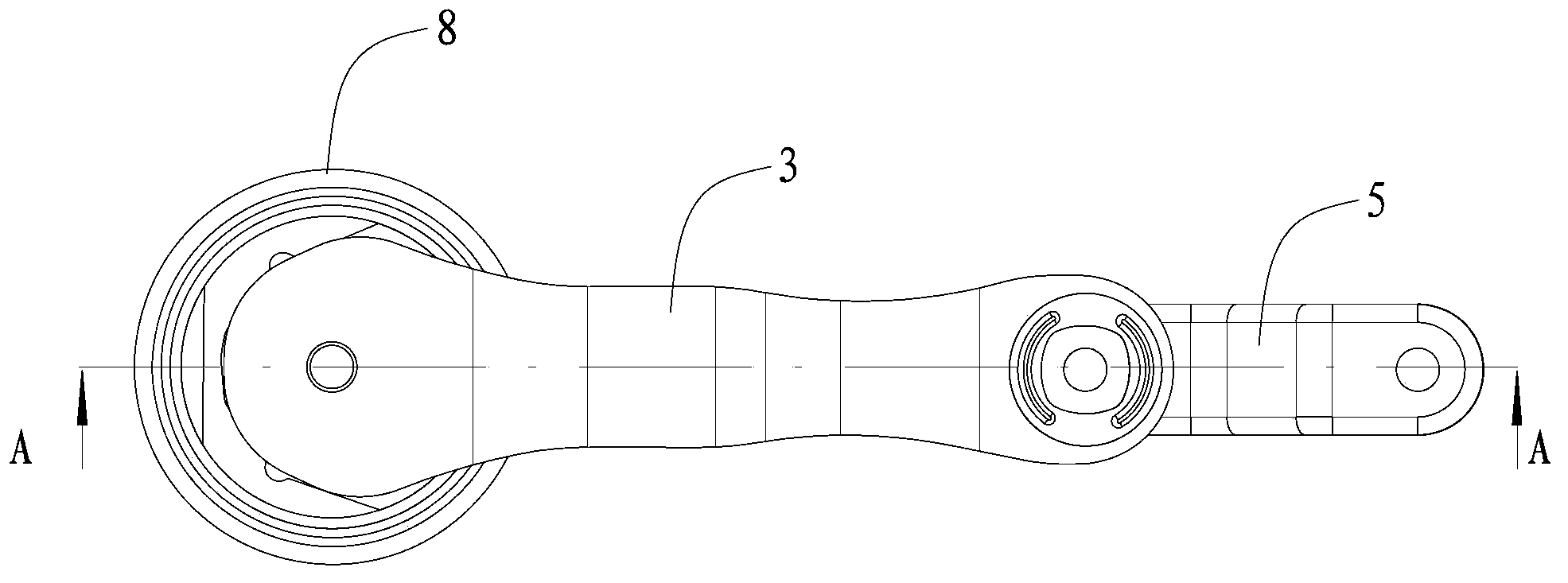 Twisting prevention pull rod suspension for vehicle power assembly and vehicle provided with same