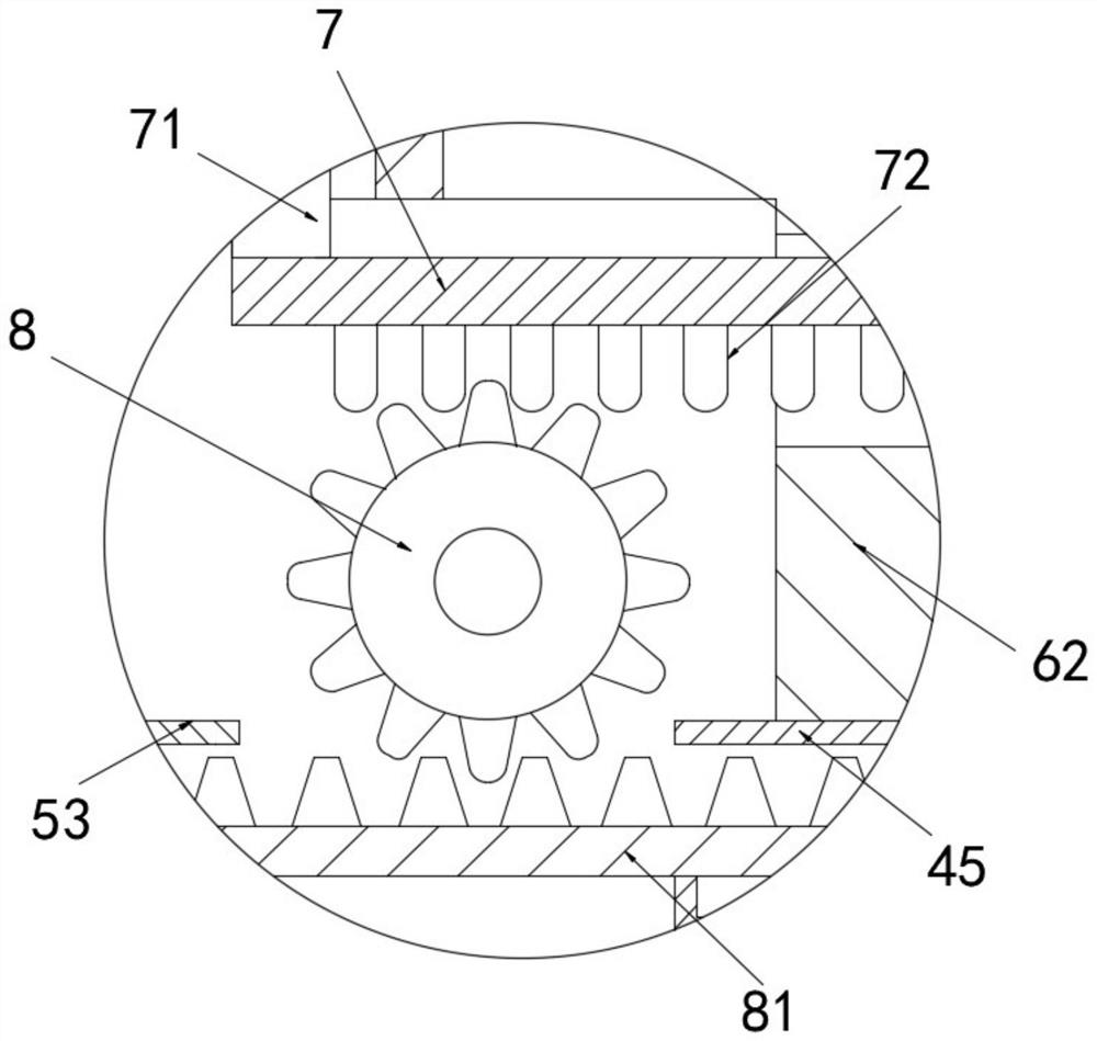 A red brick embossing auxiliary device for construction