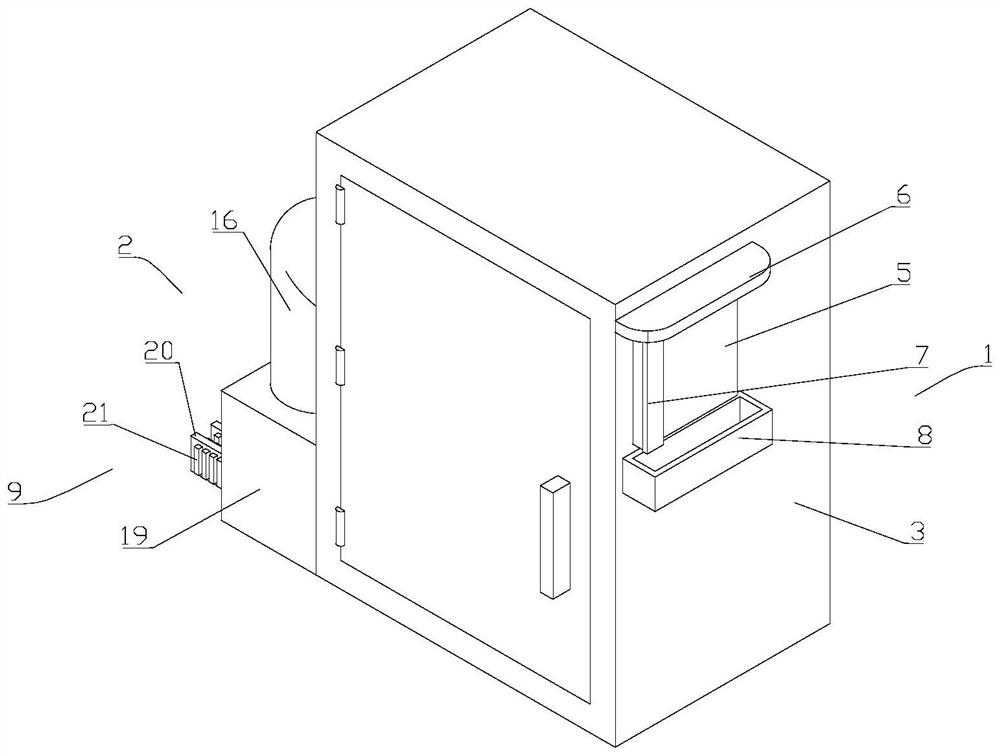 Whole-process intelligent management device for engineering project