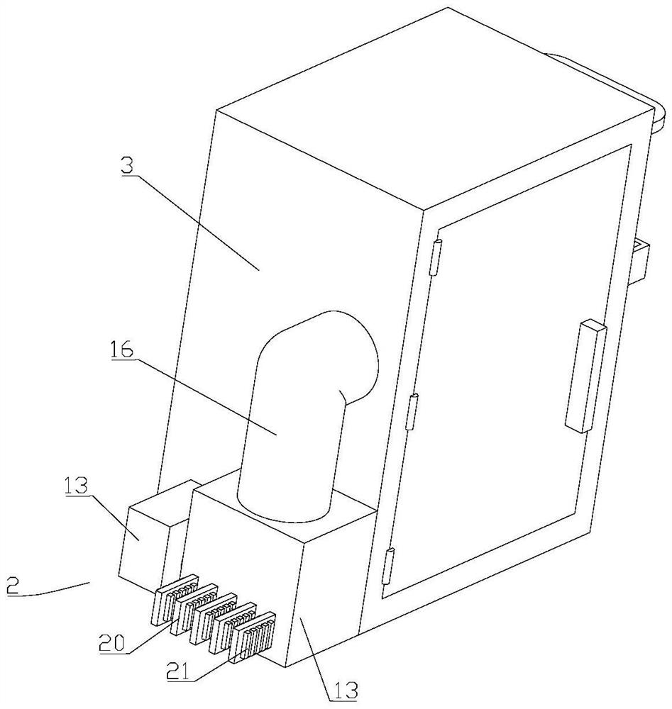 Whole-process intelligent management device for engineering project