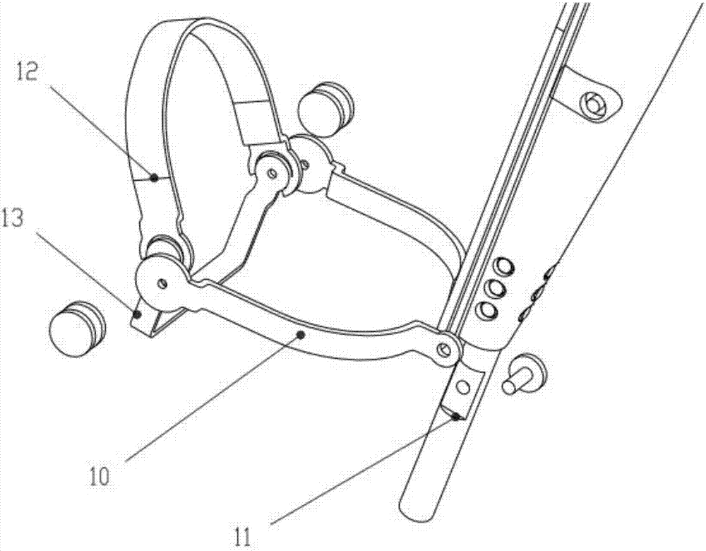 Lower limb assisted exoskeleton based on gravity support