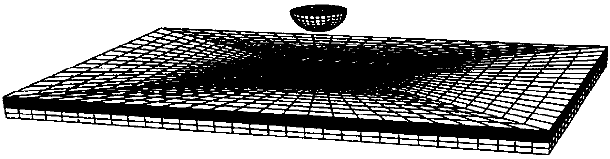 Multi-scale prediction method for progressive failure of composite laminate under low-velocity impact