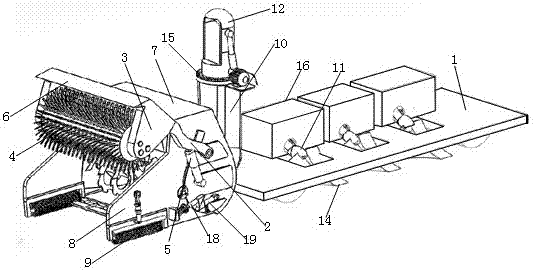 Efficient energy-saving snow sweeper