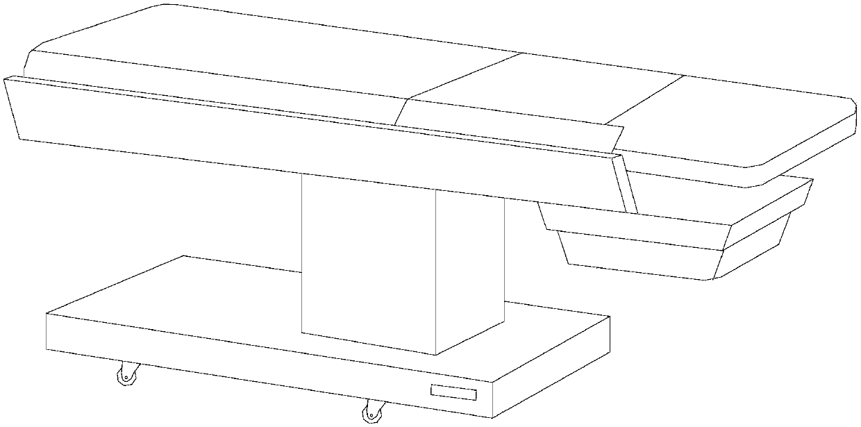 Multifunctional pediatric examination bed