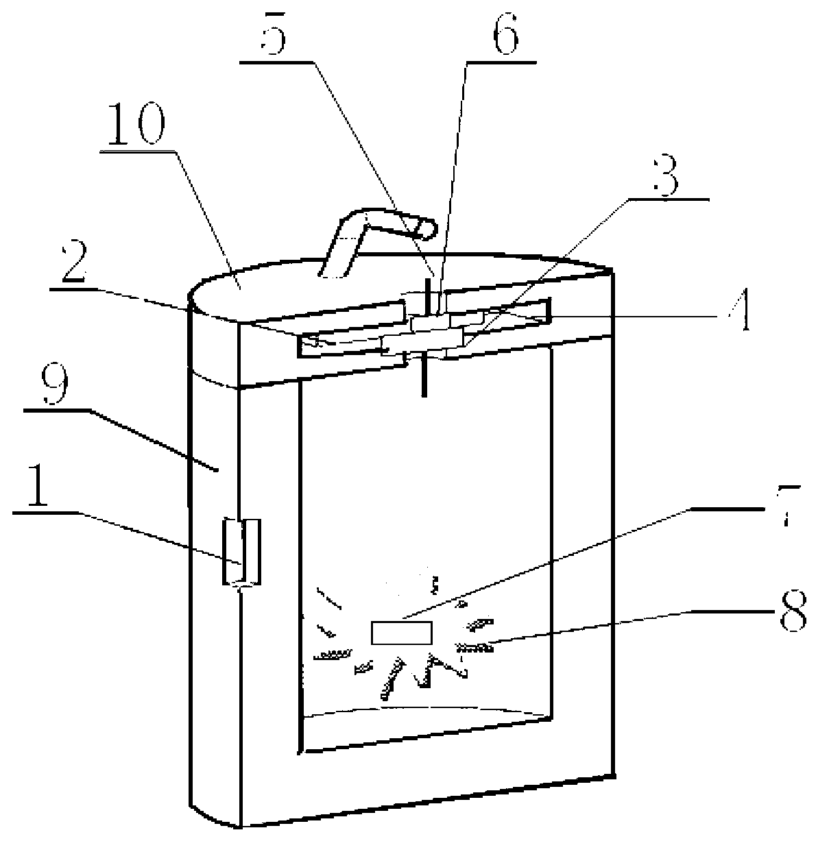 Radiation source anti-theft lead pot and method for tracking and locating anti-theft lead pot