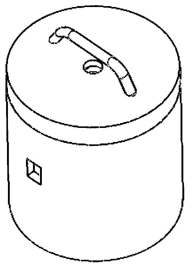 Radiation source anti-theft lead pot and method for tracking and locating anti-theft lead pot