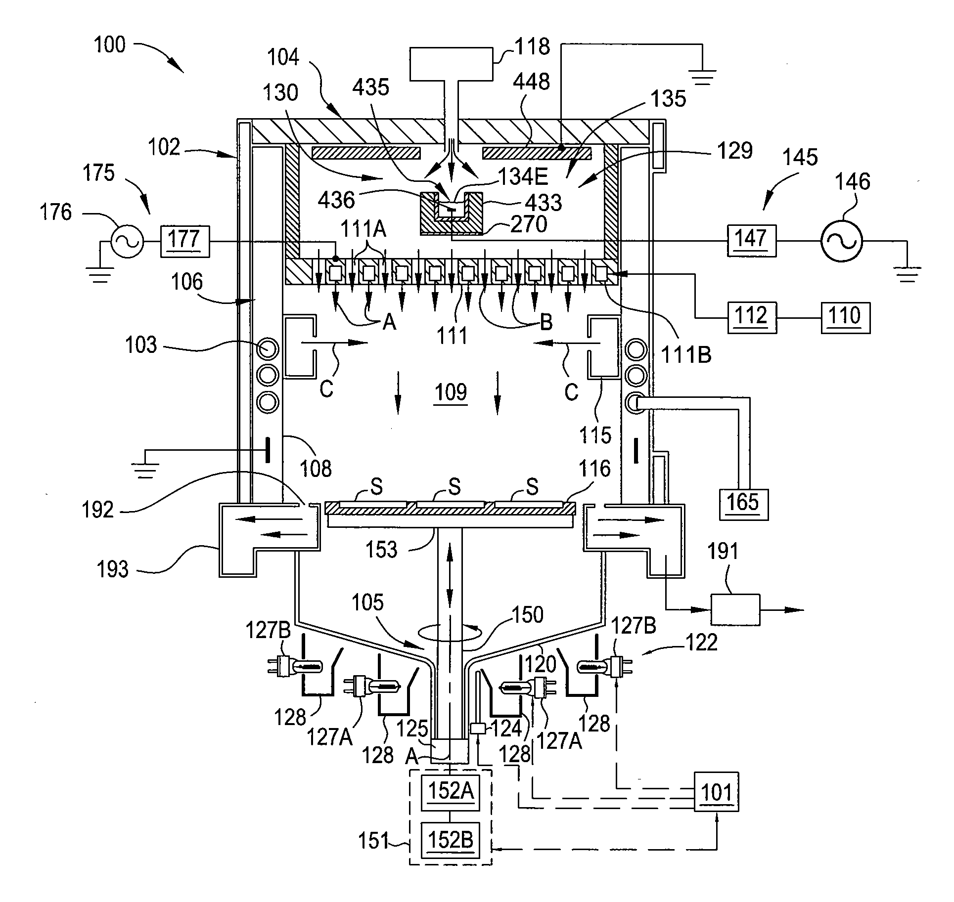 Plasma assisted hvpe chamber design