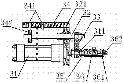 Crankcase plug riveting device