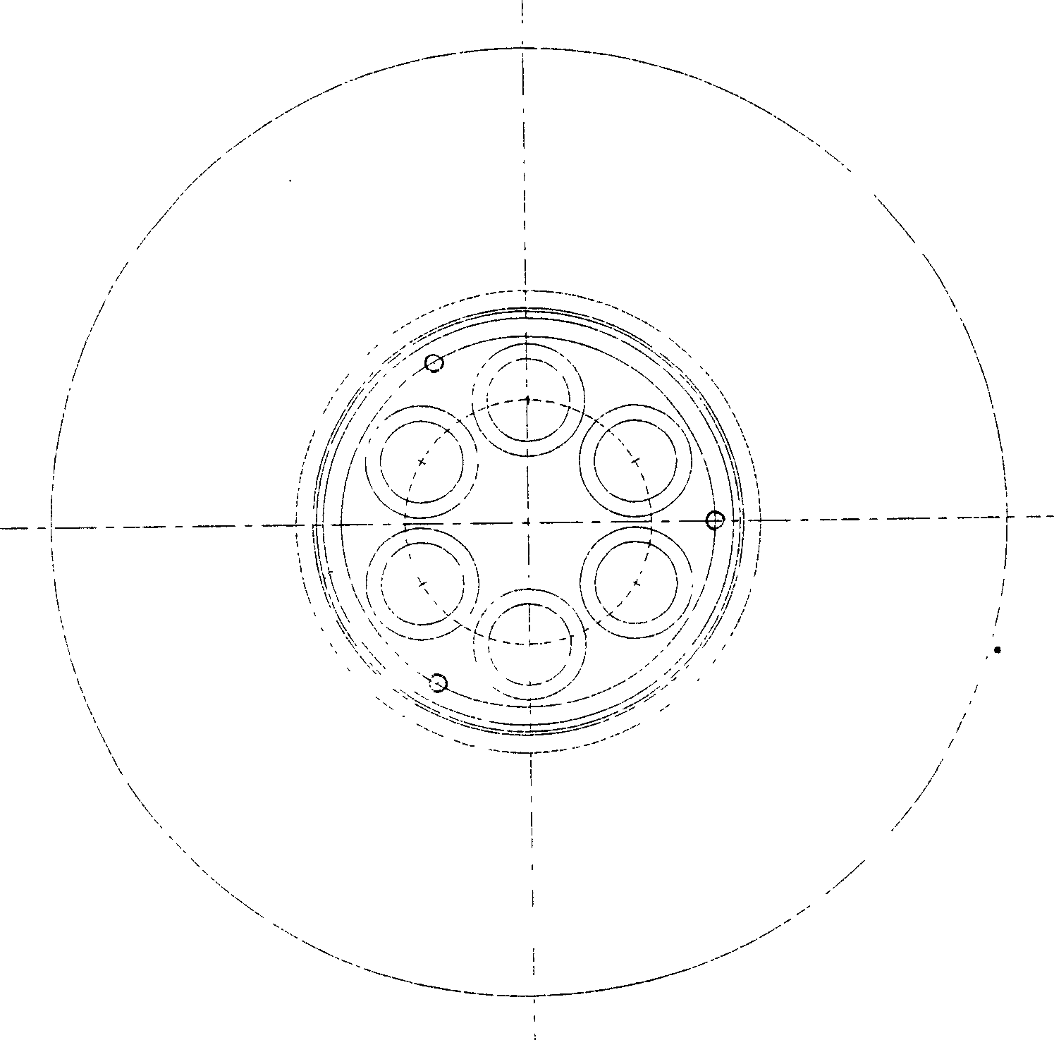 Preparation method of ferrite for microwave production and die arrangement thereof