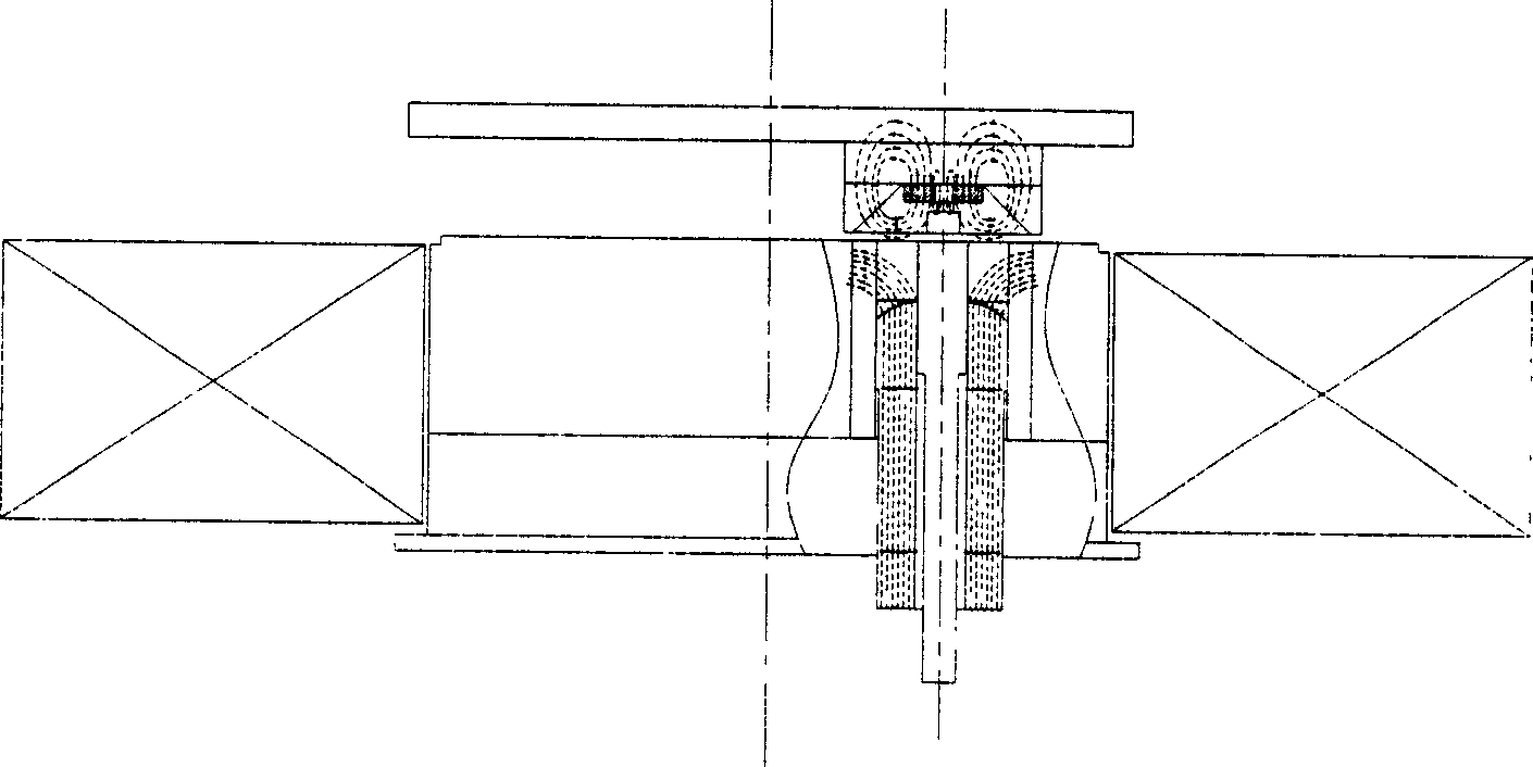 Preparation method of ferrite for microwave production and die arrangement thereof