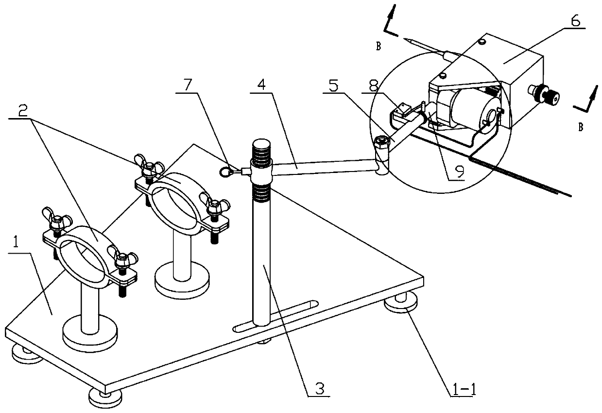 Automatic tungsten electrode polishing tool used in coordination with angle grinder