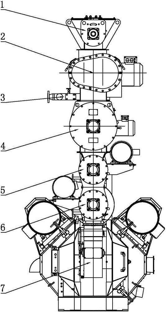 A conditioning and granulating device for shrimp feed