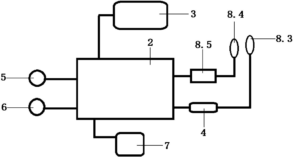 Portable type grape sugar degree near infrared detection device and method