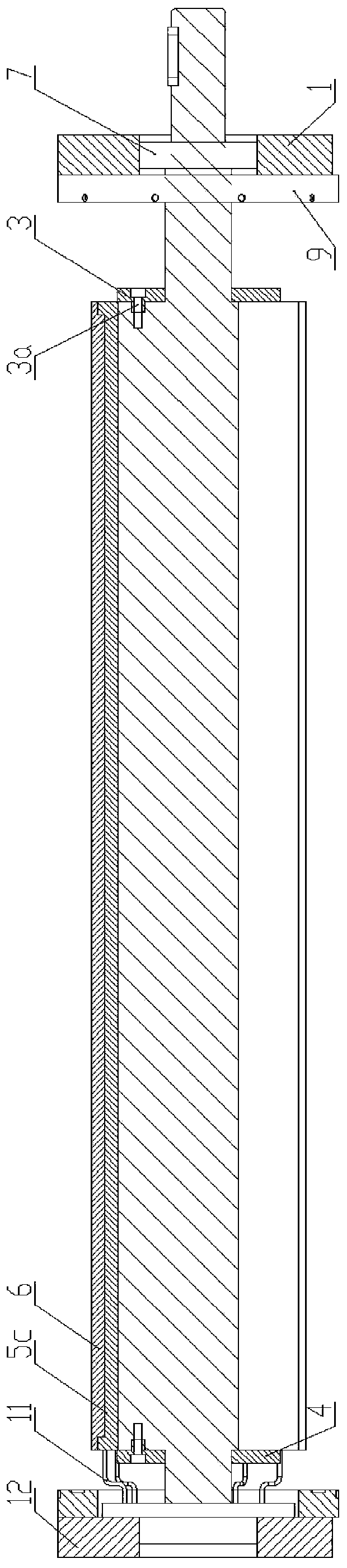 Split type spinning rubber roller capable of being replaced quickly