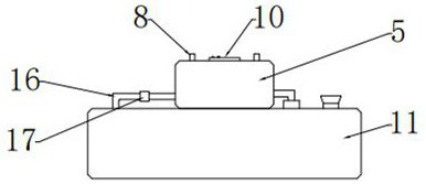 Dynamic clamping and drilling equipment for pump body and end cover of magnetic cooling type vibration-free water pump