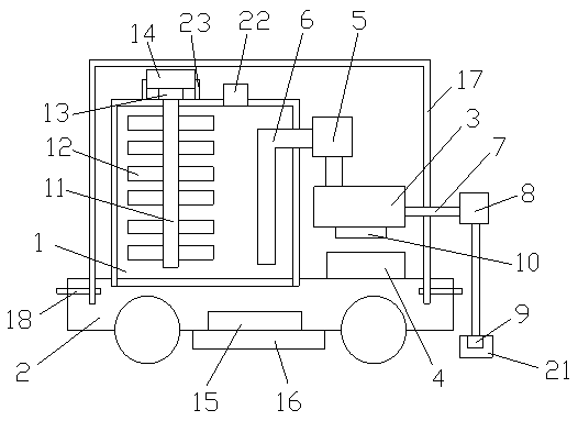 Road and bridge construction surface spraying device and spraying method thereof