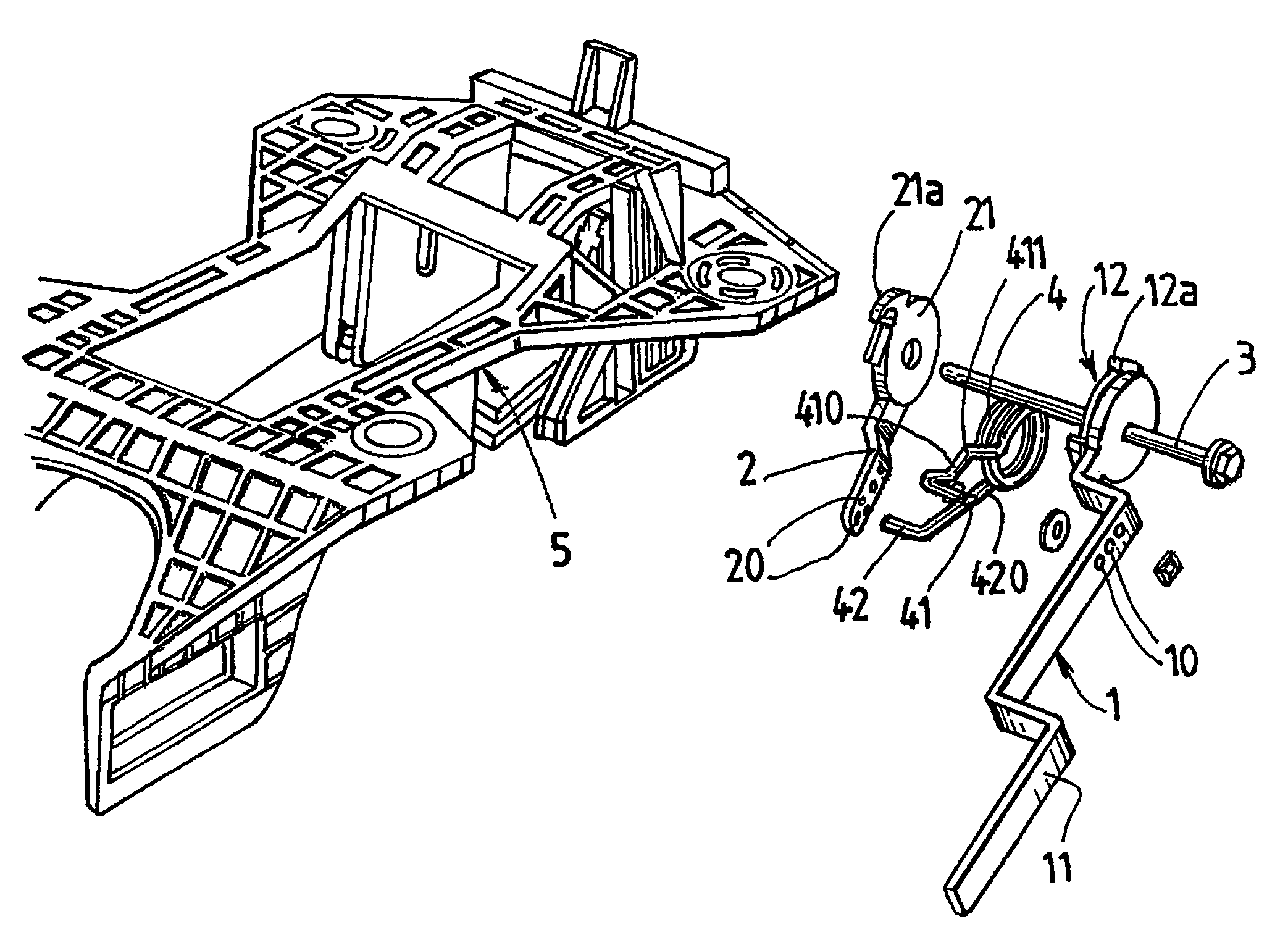 Device assisting with the locking of a steering column