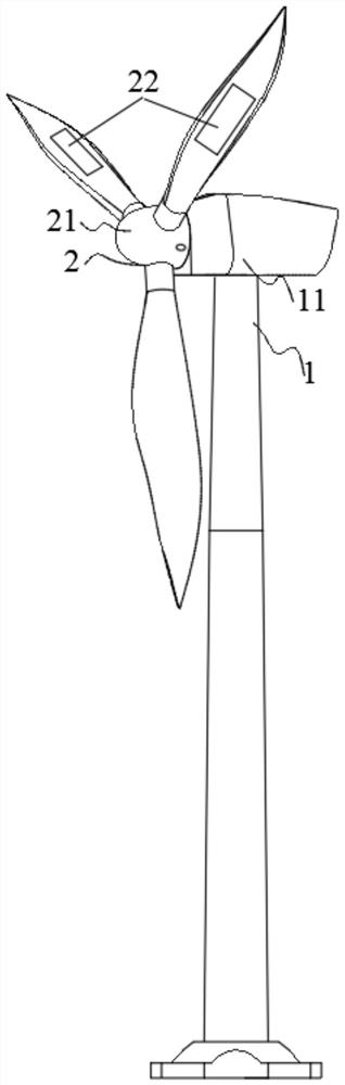 Torque self-adjusting type anti-attrition wind driven generator rotor assembly