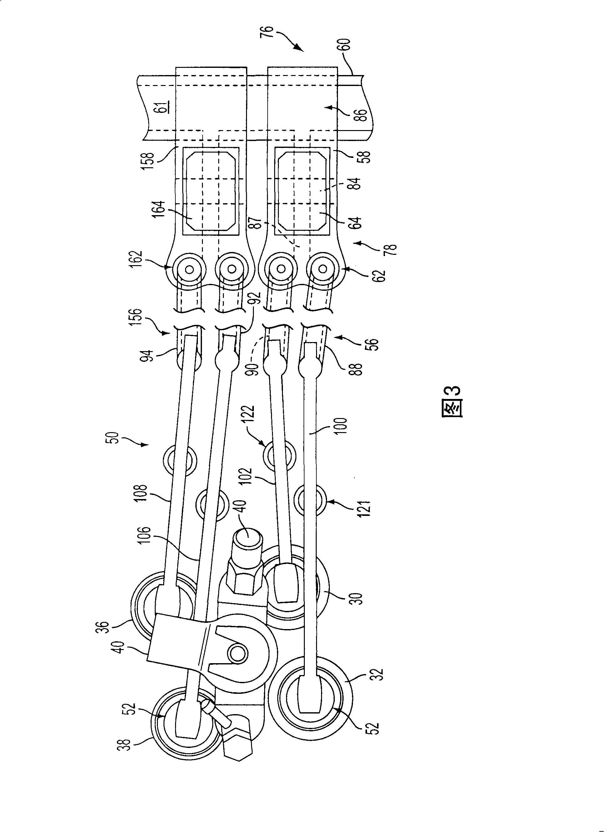 Engine/valvetrain with shaft-mounted cam followers having dual independent lash adjusters