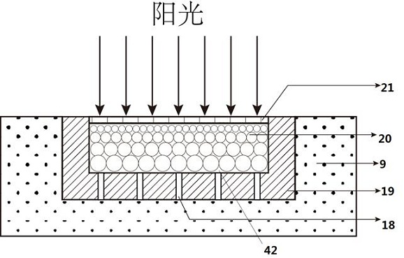 Active solar tracking heat collecting device and air cylinder structure thereof