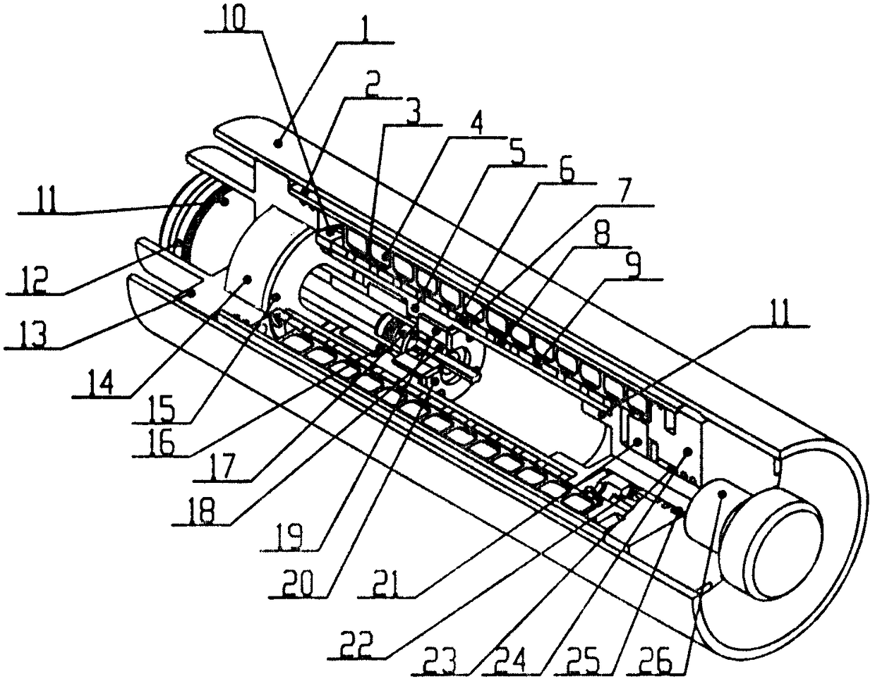 Linear permanent magnet motor system for high-frequency impact